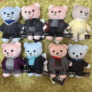 BETTER 수트 베어 봉제 인형 8체 세트