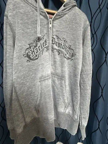 Harley-Davidson Y2k 지퍼 후드티