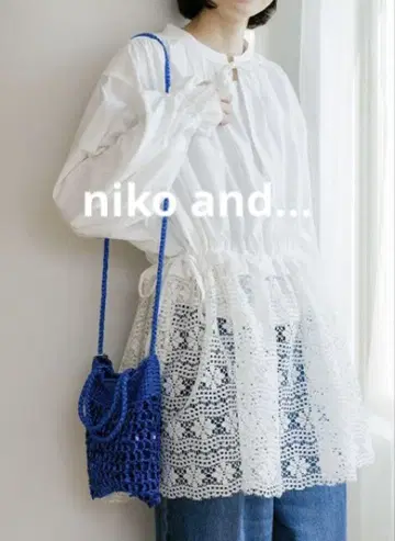 niko and - 니코앤드 코튼처치 드레스 튜닉 화이트