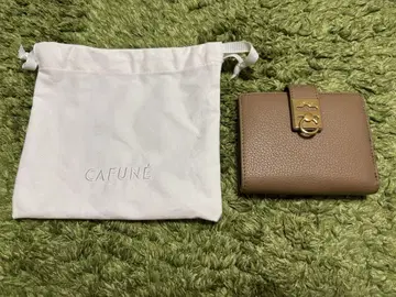 cafune 스탠스 플랩 월렛 TAN