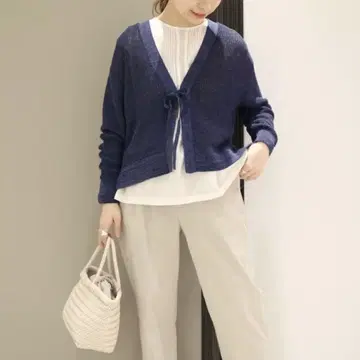 URBAN RESEARCH DOORS siiwa 로우 게이지 가디건