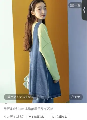 새상품급 [NKJ 2025SS] 2WAY DENIM DRESS