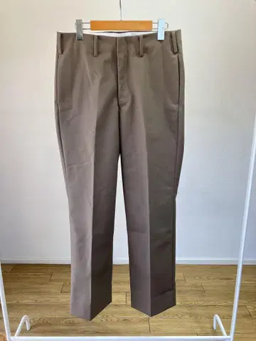 WEWILL flat waist trousers 슬랙스 팬츠