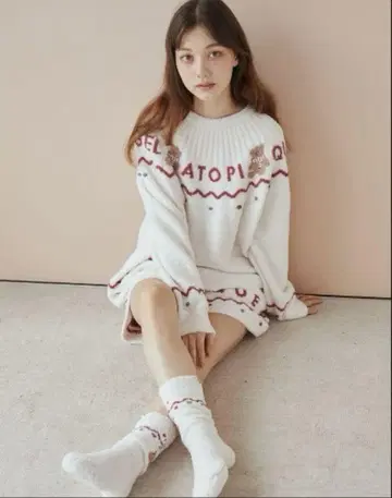 GELATOTIQUE 노르딕 풀오버 & 숏팬츠