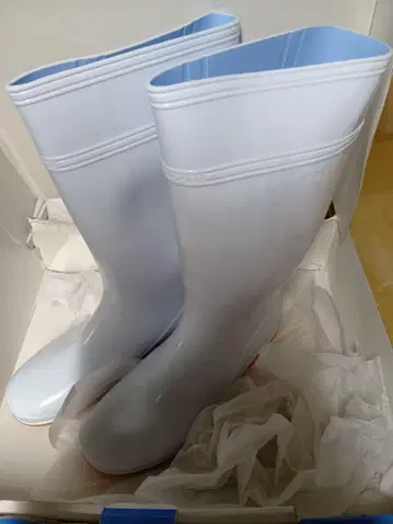 내유 화이트 장화 28cm 2켤레