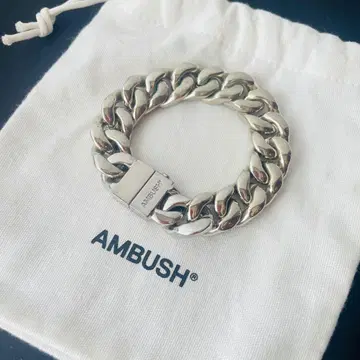 AMBUSH CLASS CHAIN 7 BRACELET 실버