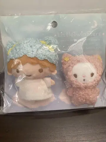 산리오 리틀트윈스타 키키 고양이 마스코트 브로치