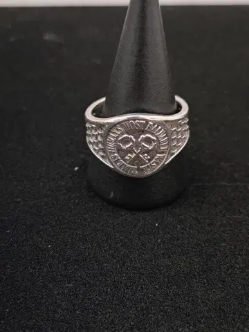 M.A.R.S 스컬 크로스 실버 925 반지 약 21호