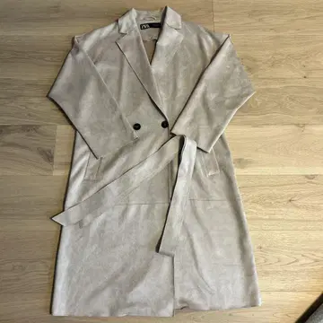 ZARA 스웨이드 트렌치코트