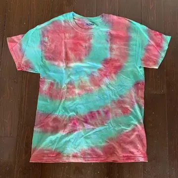 타이다이 T셔츠 green red L 사이즈 GILDAN
