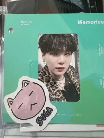 SUGA 포토 카드 Memories 2020