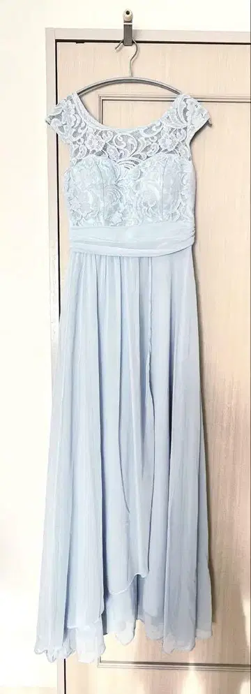 스카이블루 롱 드레스 babyonline DRESS