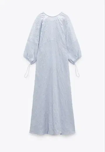 ZARA 벌룬 슬리브 롱 원피스