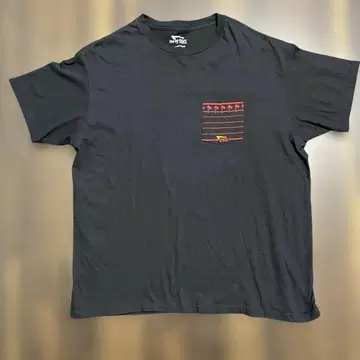 인앤아웃버거 IN-N-OUT BURGER 가슴 포켓 블랙 티셔츠 XL