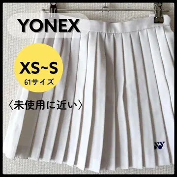 [ 거의 미사용 ] 요넥스 플리츠 스커트 화이트 61 XS S YONEX
