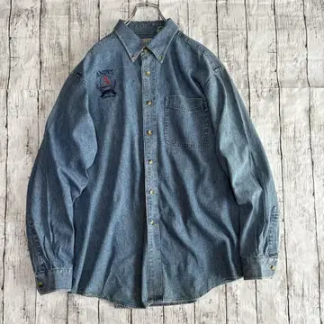 L.L.Bean 엘엘빈 기업 로고 데님 셔츠