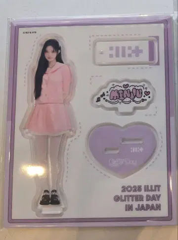 ILLIT GLITTER DAY IN JAPAN 아크릴 스탠드 민지