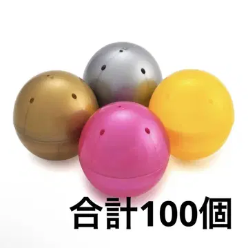 뮤즈 75mm 빈 캡슐 100개입 가챠가챠 캡슐 펄 4색 모듬