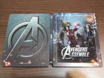 어벤져스 MCU 렌티큘러 4k uhd 스틸북