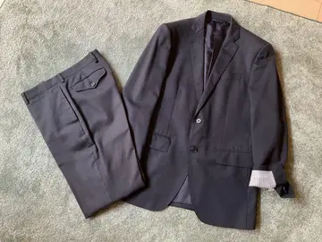 THE SUIT COMPANY 다크 네이비/핀스트라이프 수트 총 안감