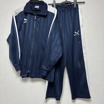 PUMA 푸마 저리 상하의 셋업 네이비 화이트
