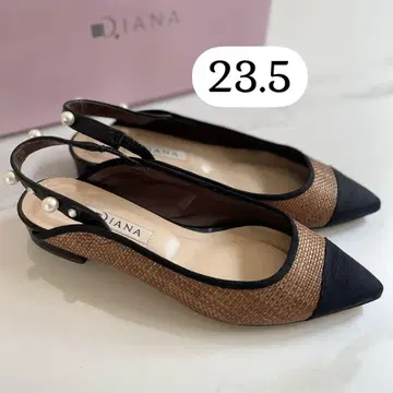DIANA 다이애나 백 스트랩 펌프스 펄 23.5