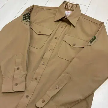 70's 빈티지 구제 의류! 미군 실물 USMC 오피서 드레스 셔츠