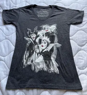 미사용 새상품 디즈니 스토어 해외 빌런즈 T셔츠