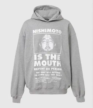 새상품 NISHIMOTO IS THE MOUTH 후드티 맨투맨 L