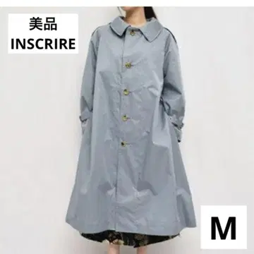 INSCRIRE 아노클레어 코튼 모터 사이클 코트 롱 코트