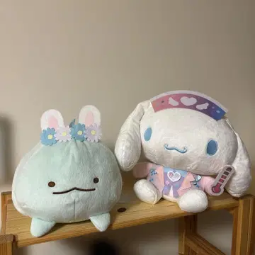 봉제 인형 BIG 2개 시나모롤 스미코구라시
