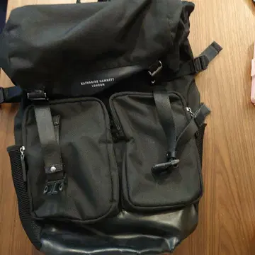 캐서린 햄넷 런던 백팩 블랙 대용량