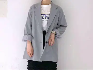 로리즈팜 자켓 그레이