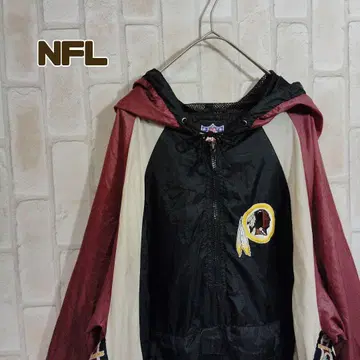 NFL 레드 스킨스 나일론 자켓 와펜 자수