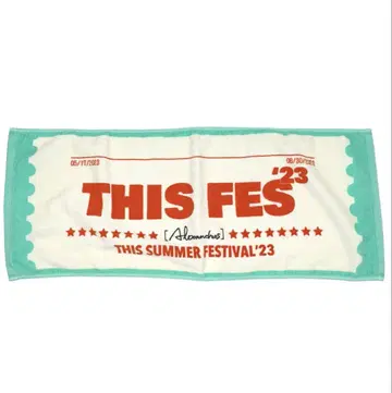 6.THIS SUMMER FESTIVAL TOUR Face Towel