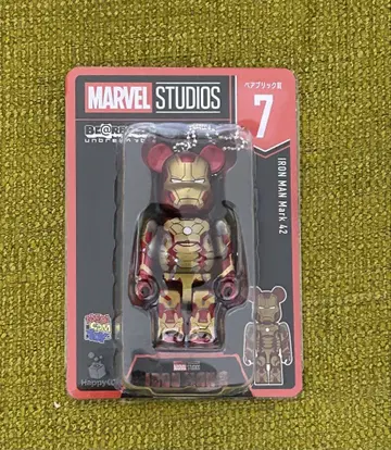 BE@RBRICK 복권 베어브릭상 7 IRON MAN Mark 42