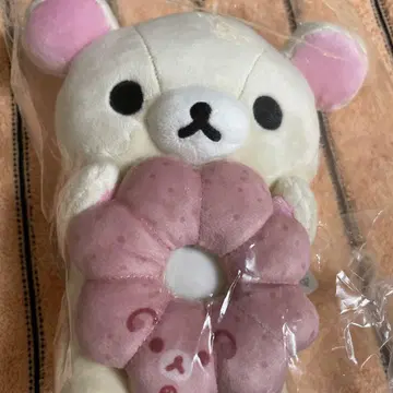 코리락쿠마 도넛 냠냠 인형 미스터도넛