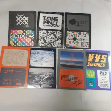 투어 스티커 7매 세트 SixTONES