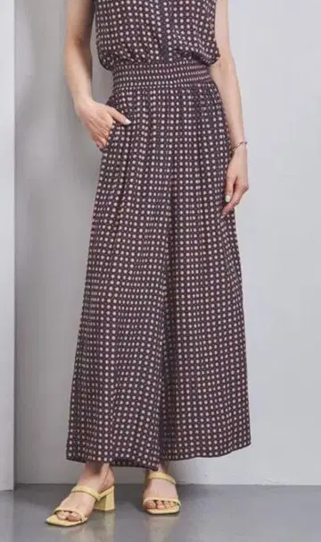 유나이티드 애로우즈 프린트 이지 팬츠 M 플라워 ARROWS