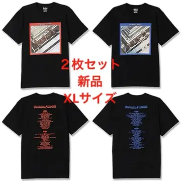 새상품 The Beatles Red Blue Album Cover Tee