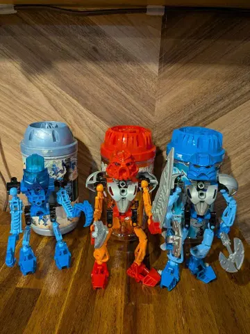 레고 Bionicle 피규어 3체 세트