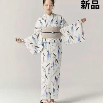 새상품 KUSUMI 유카타 주름 헤코오비 세트