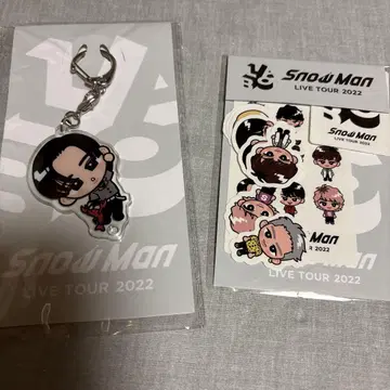 Snow Man 메구로 렌 아크릴 키링 Snow Man 스티커