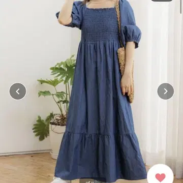 셔링 데님 원피스 데님 원피스 머메이드 원피스 머메이드