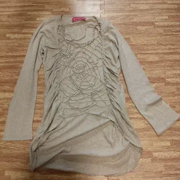 Hysterics 스파이더 웹 무늬 긴팔 스웨터