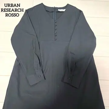 어반 리서치 ROSSO 다크 그레이 긴팔 롱 원피스 M 사이즈