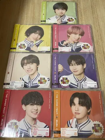 THE SUPER FRUIT CD 마니마니 7개 세트