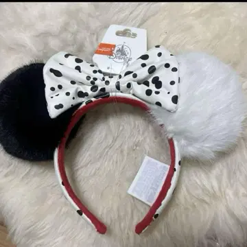 홍콩 디즈니 101마리 강아지 크루엘라 머리띠
