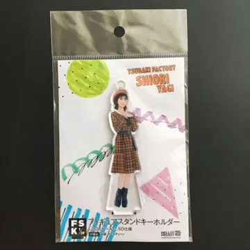 츠바키 팩토리 야기 시오리 피규어 스탠드 키링 Plaid