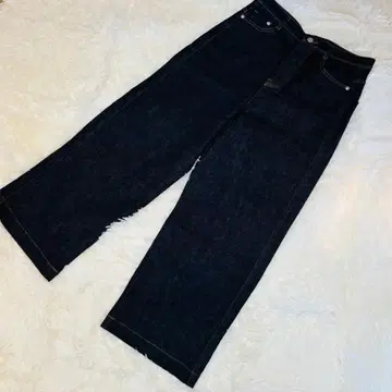 [컨디션 최상] 니콜슨앤니콜슨 데님 와이드 팬츠 38